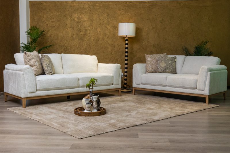 BEVALE 7 Seater Fabric Sofa (3+2+1+1) 34 0O2A9238