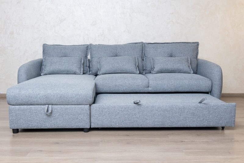 ARRIS Fabric Corner Sofa + 1 Accent Chair 37 0O2A9320