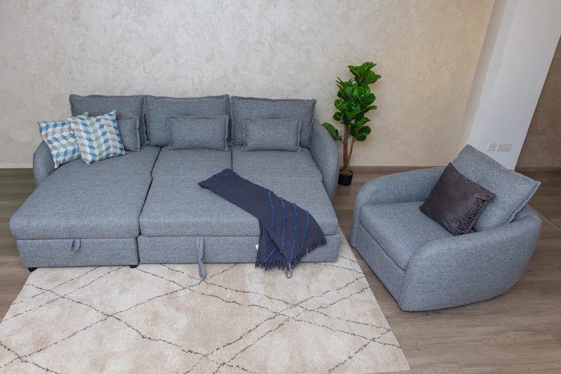 ARRIS Fabric Corner Sofa + 1 Accent Chair 33 0O2A9346 Edit