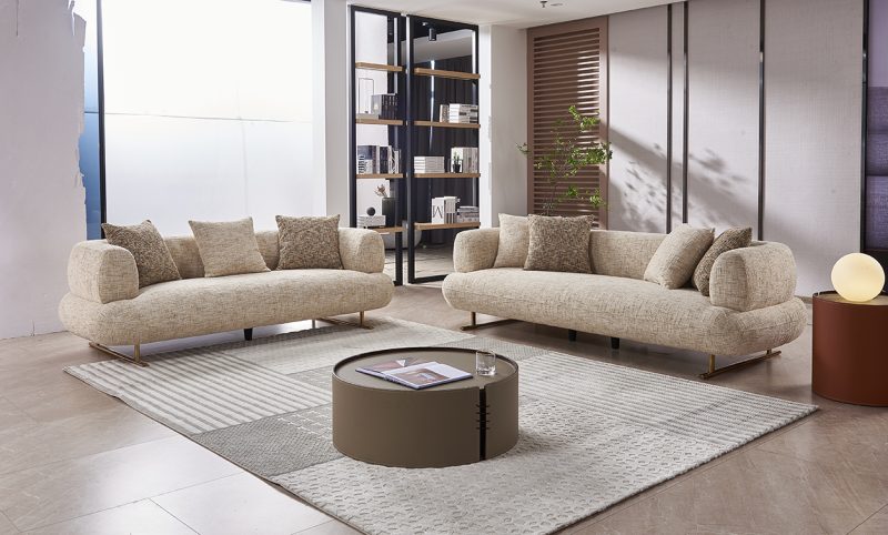 PHIYO 7 Seater Fabric Sofa (4+3)