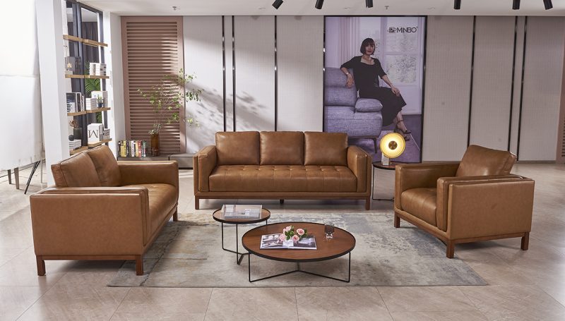 New Arrivals 16 SUNVIEW 7 Seater Half Leather Sofa (3+2+1+1)