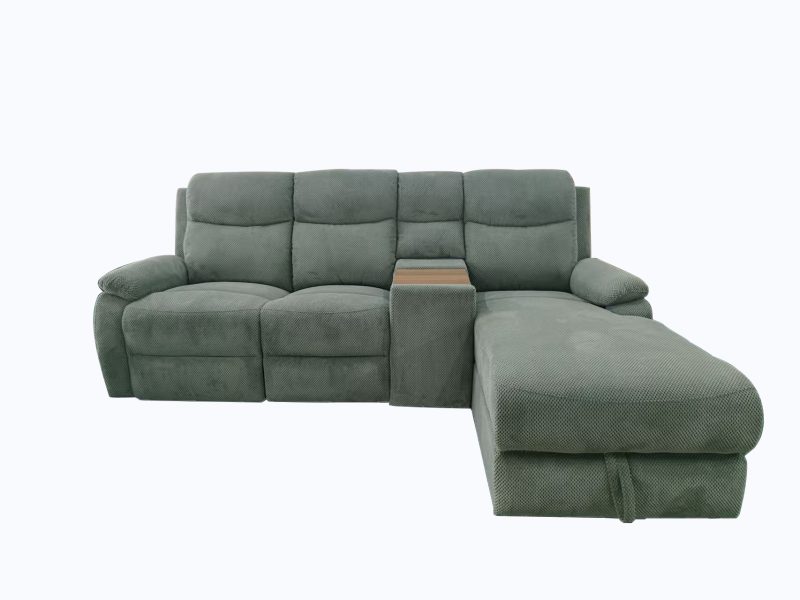 New Arrivals 25 QUERA Fabric Recliner Corner Sofa