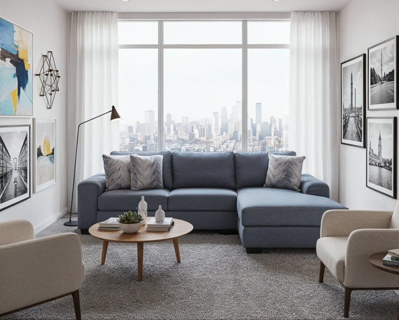 LIANG Fabric Corner Sofa