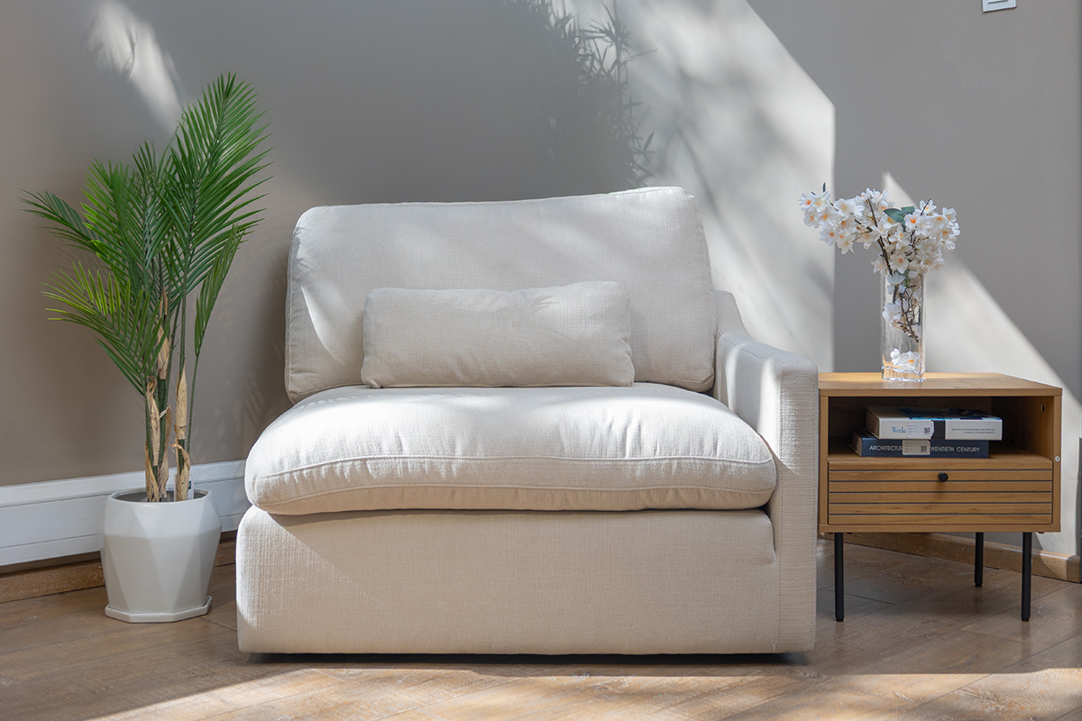 Palmer modular Sofa - Right Arm 1.5 Seater + 1 Arm pillow 1 Palmer modular Sofa - Right Arm 1.5 Seater + 1 Arm pillow