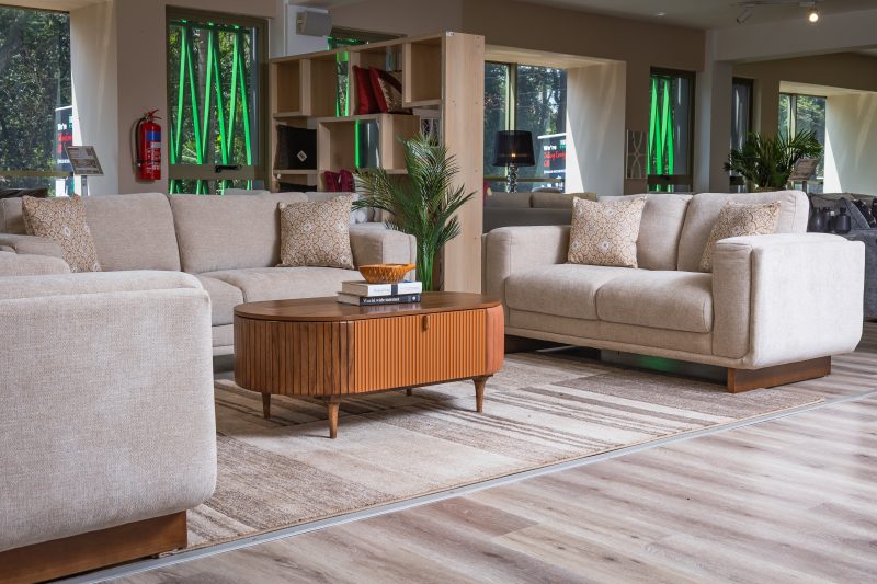 EURC 7 Seater Fabric Sofa (3+2+1+1) 14 0O2A0973