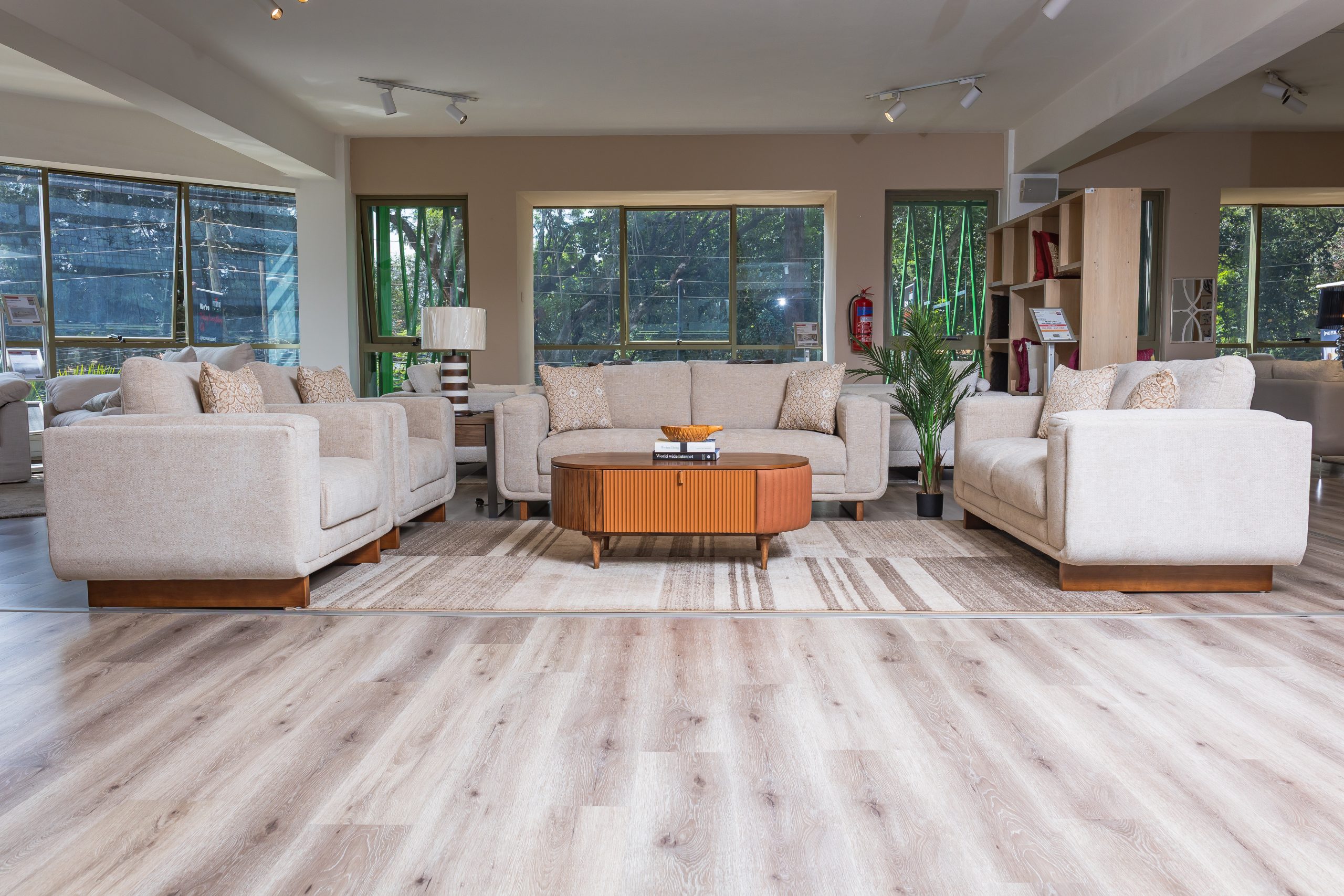 EURC 7 Seater Fabric Sofa (3+2+1+1) 2 EURC 7 Seater Fabric Sofa (3+2+1+1) - Image 2