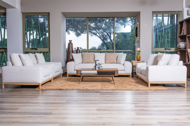 TUVA 7 Seater Fabric Sofa (3+2+1+1)