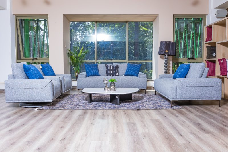 MONIQUE 7 Seater Fabric Sofa (3+2+1+1)