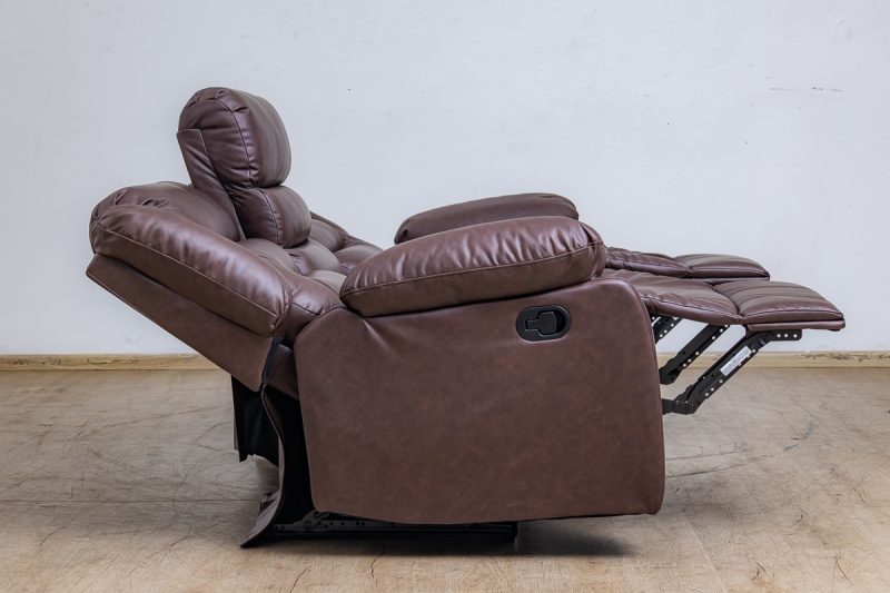 NEBRASKA 5 Seater Fabric Recliner Sofa (3+1+1) 27 0O2A9577