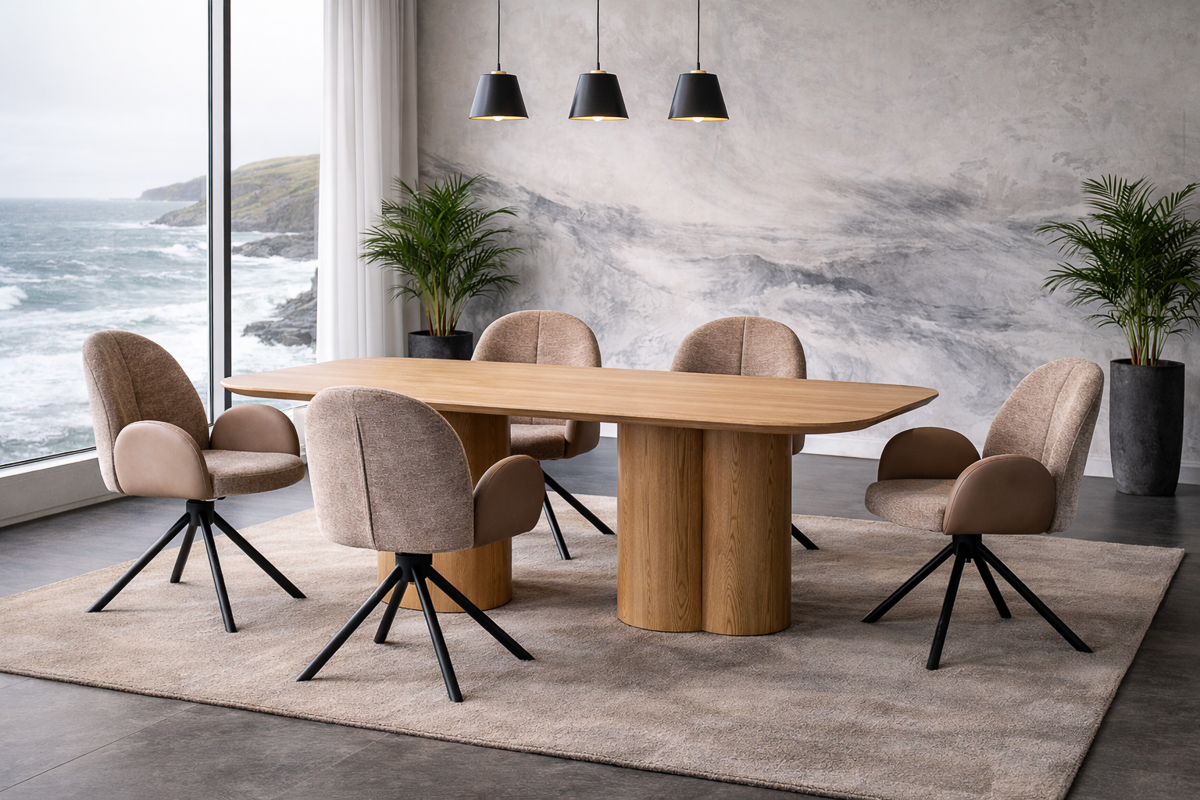 ALDEN Dining Table + 6 CELINA Chairs 1 ALDEN Dining Table + 6 CELINA Chairs