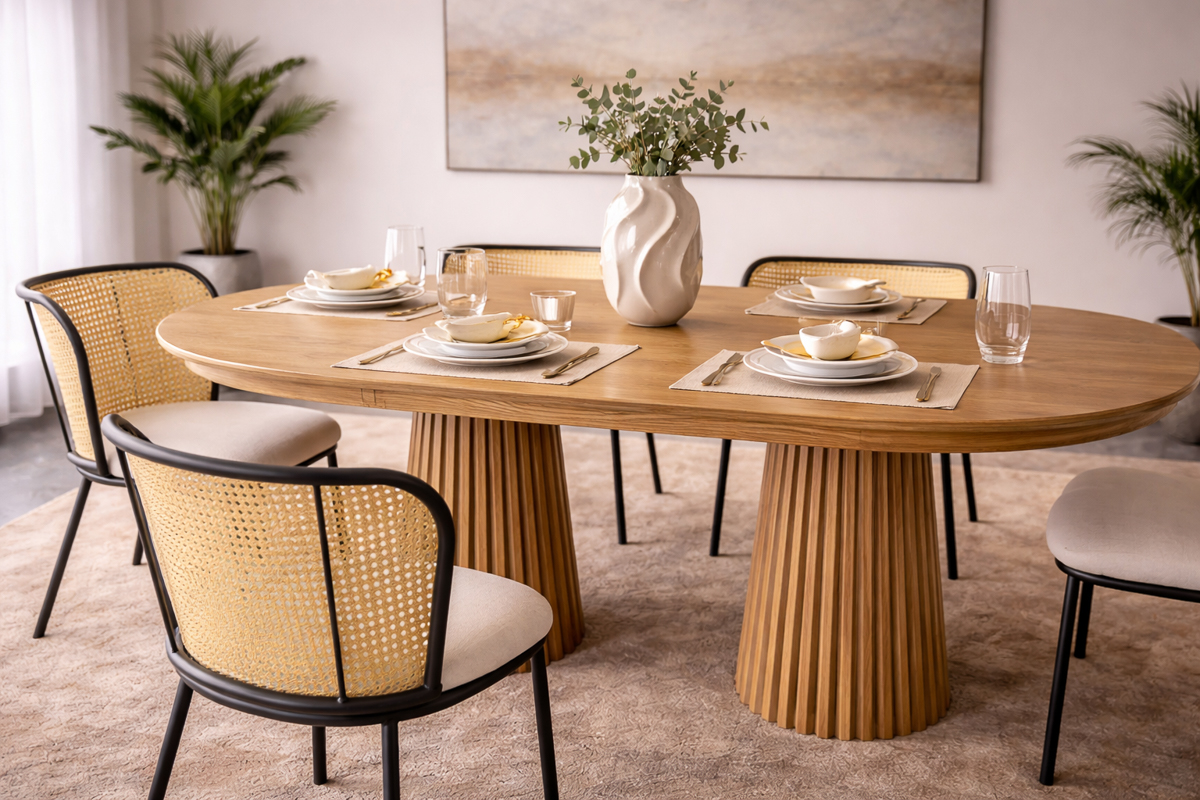 JULES Dining Table + 8 MARTIN Chairs 5 JULES Dining Table + 8 MARTIN Chairs - Image 5