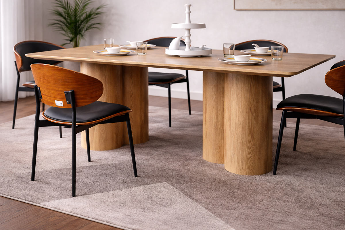 ALDEN Dining Table + 6 AMBER Chairs 5 ALDEN Dining Table + 6 AMBER Chairs - Image 5