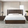BALMAIN King Bed + 2 Nightstands