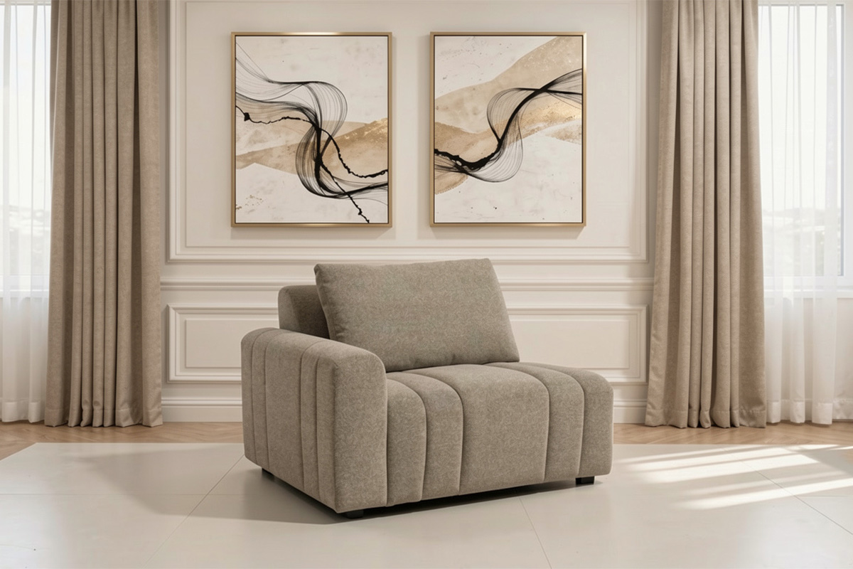 LINDEN Modular Sofa - Left Arm 1.5 Seater 1 LINDEN Modular Sofa - Left Arm 1.5 Seater